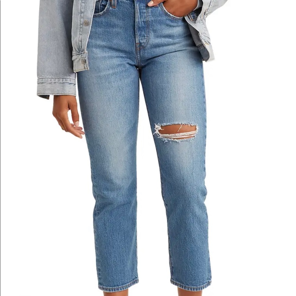 Levi's wedgie fit straight leg jeans